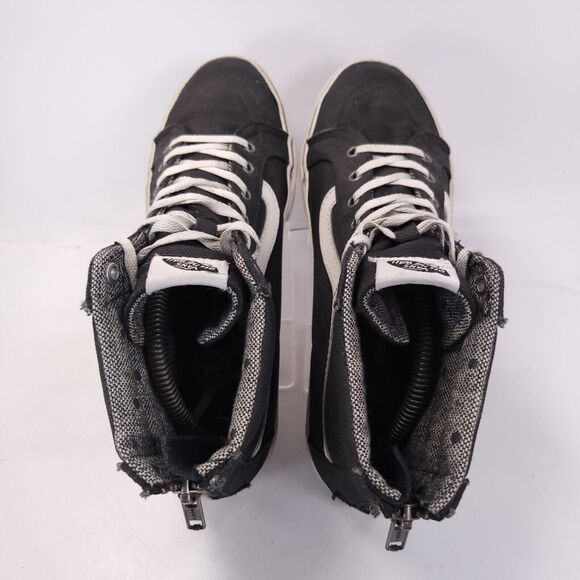 Vans Off the Wall Old Skool Athletic Shoe Womens Size 10 Mens 8.5 721278 Black - Picture 4 of 9